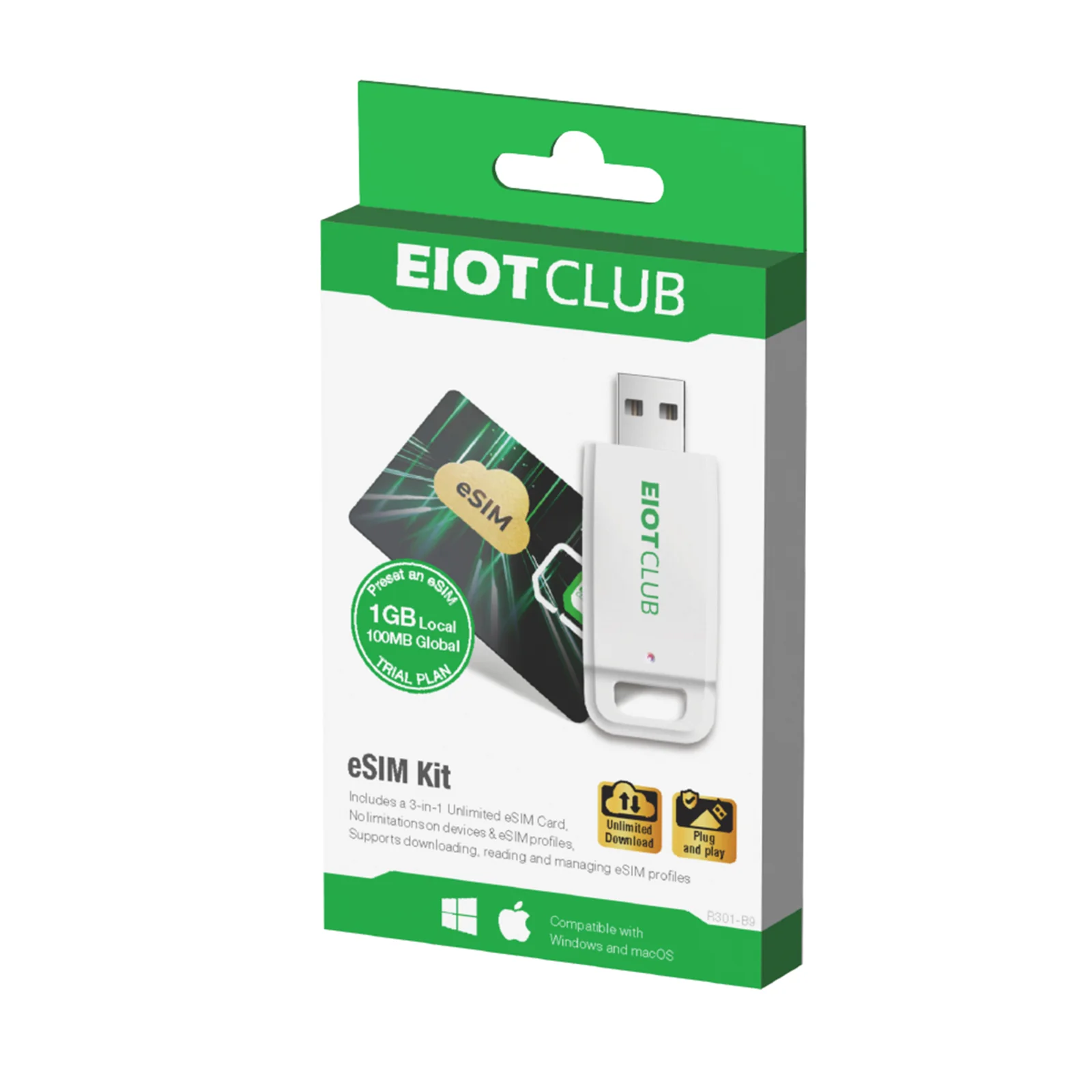 EIOTCLUB eSIM Card & Reader Bundle - Physical eSIM Card for Unlocked Android/iPhone/Router, Unlimited Downloads, Global Travel (USA/Europe/200+ Countries), Windows & macOS Support - Image 6